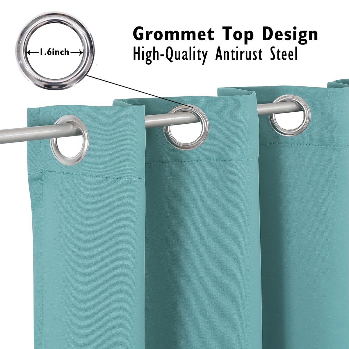 Thermal Blackout Curtains Set of 2
