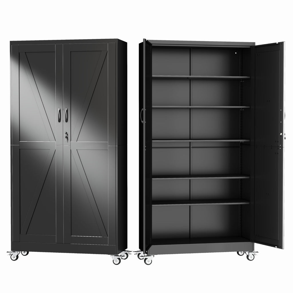 GAIOUS Cabinet with Wheel and Lock