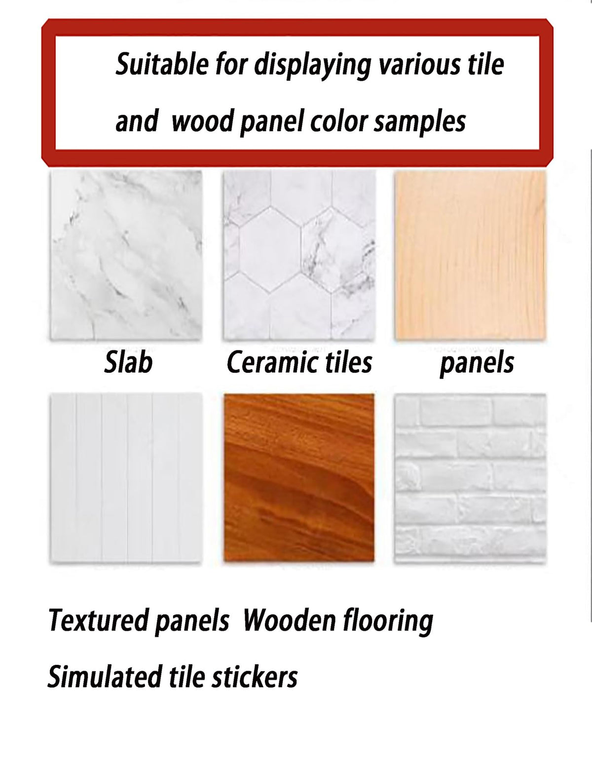 Desktop Tile & Paint Sample Display Stand