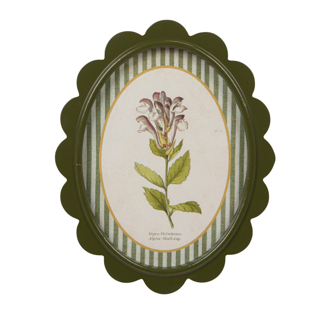 9-Piece Scalloped Wood-Framed Wall Art Set