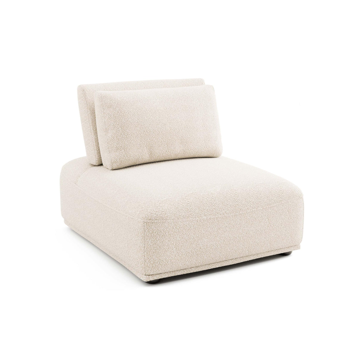 Modern Modular Sectional Sofa with Adjustable Backrest & Ottoman
