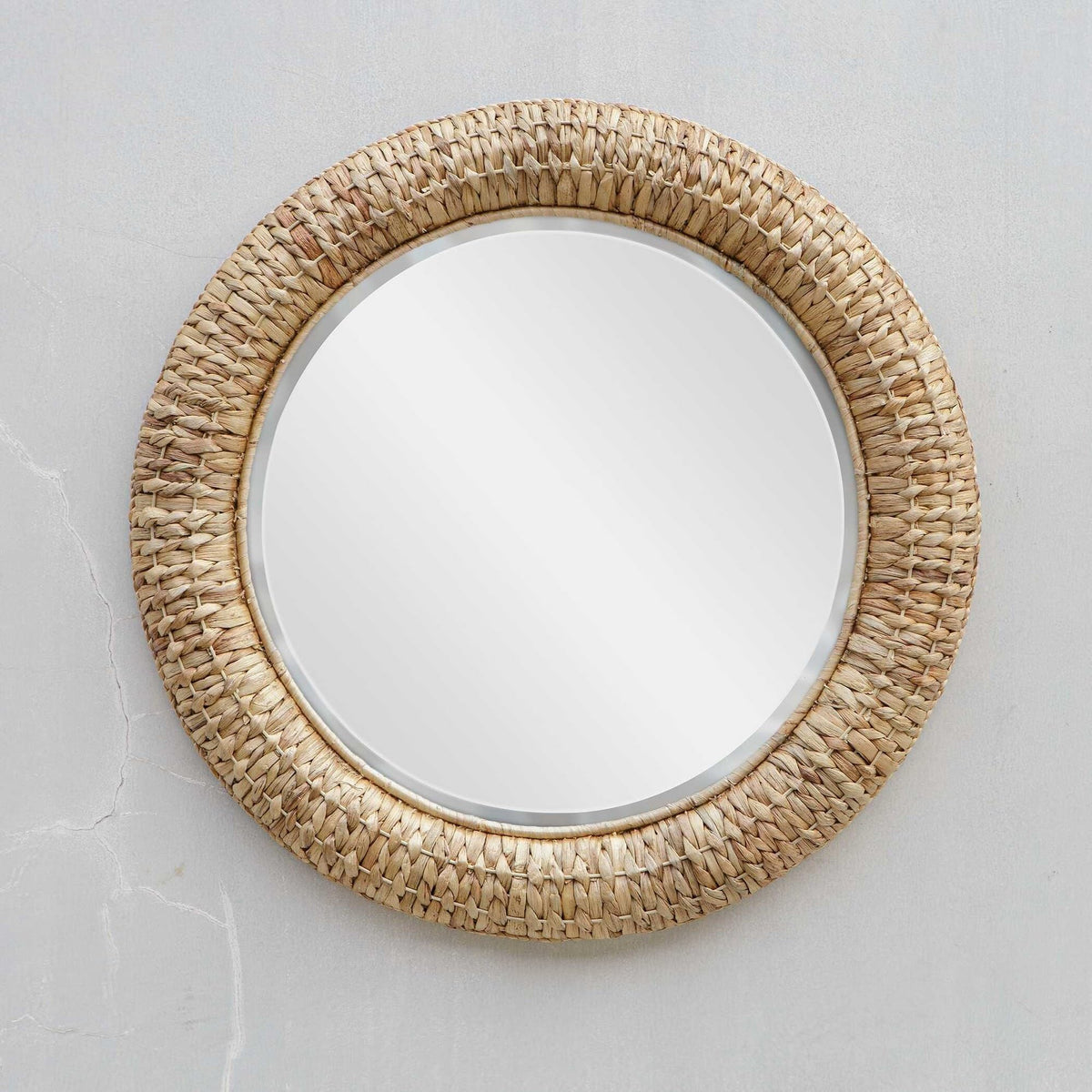 Uttermost Twisted Seagrass Round Mirror 36 Inch Tall and 36 Inch Wide 08179