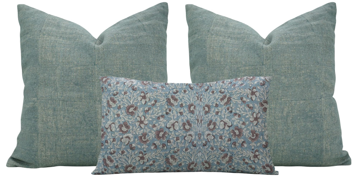 Floral Print Throw Pillow Covers Set of 3