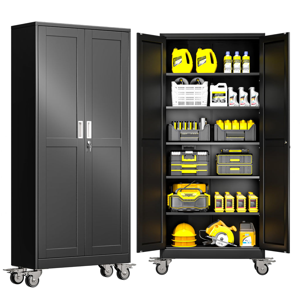 GAIOUS Cabinet with Wheel and Lock