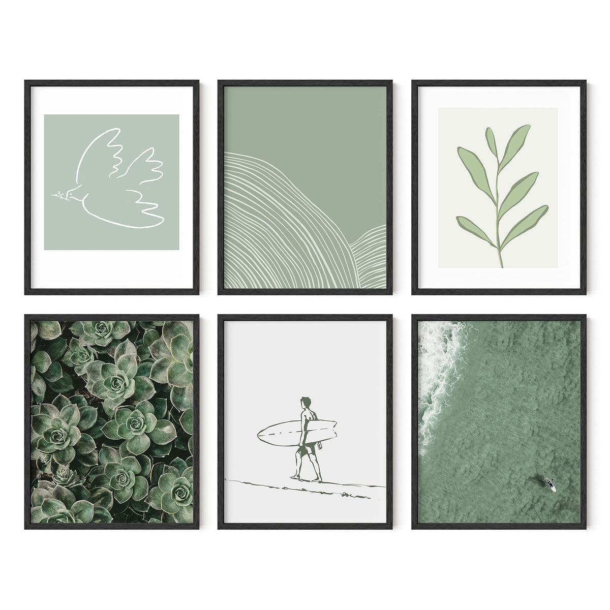 Gallery Wall Art Set of 6