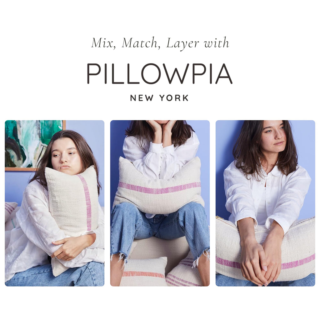 PILLOWPIA Miller Collection Lumbar Pillow Cover – 14x24