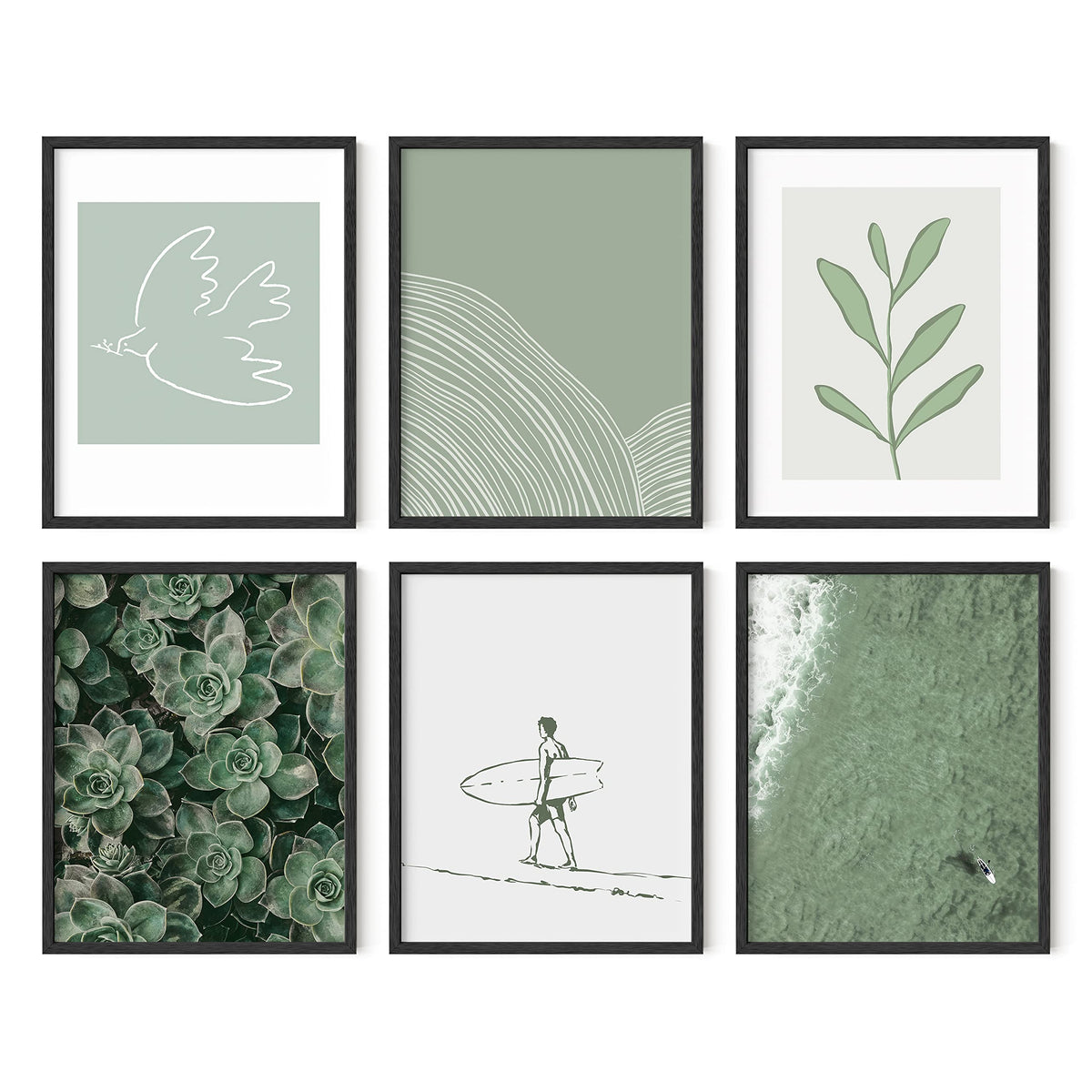 Gallery Wall Art Set of 6