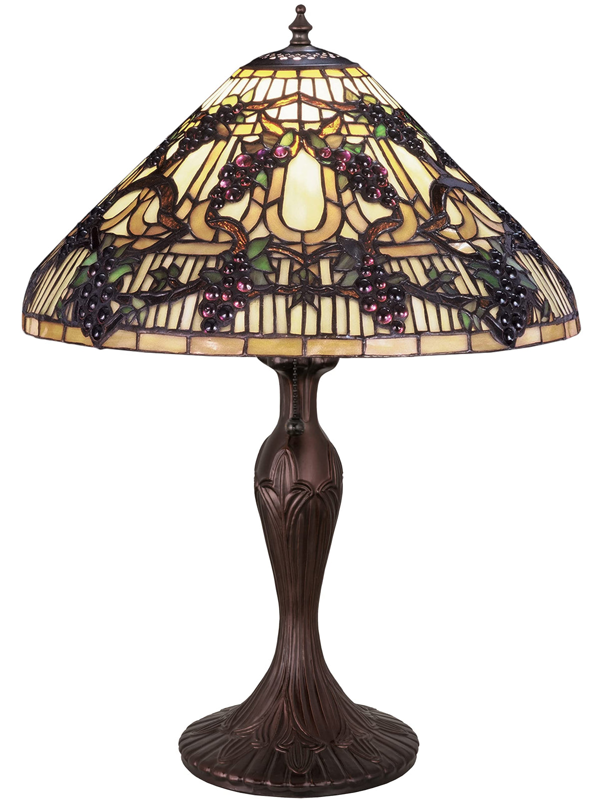 Meyda 22" H Jeweled Grape Table Lamp