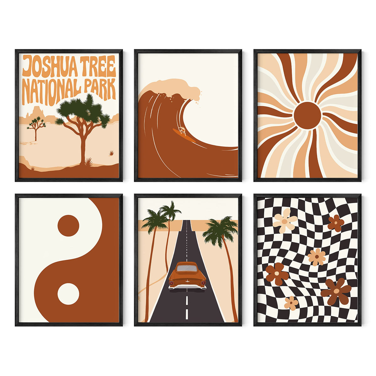 Gallery Wall Art Set of 6