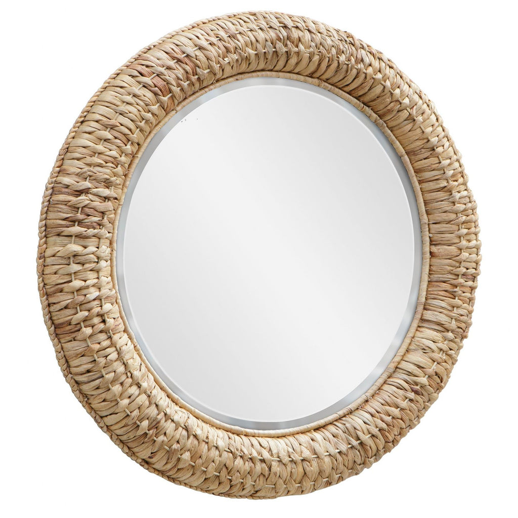 Uttermost Twisted Seagrass Round Mirror 36 Inch Tall and 36 Inch Wide 08179