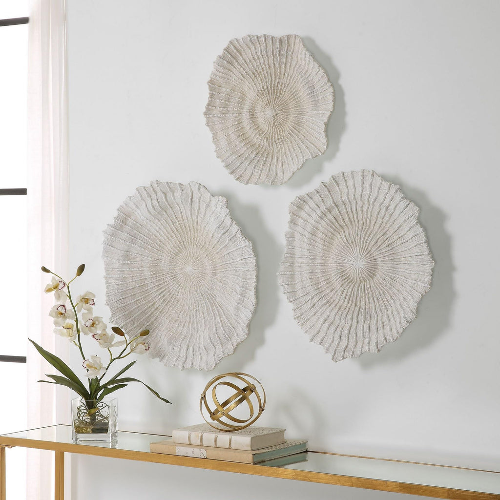 Uttermost Ocean Gems 20.5 Inch Wall Decor (Set of 3) 04351