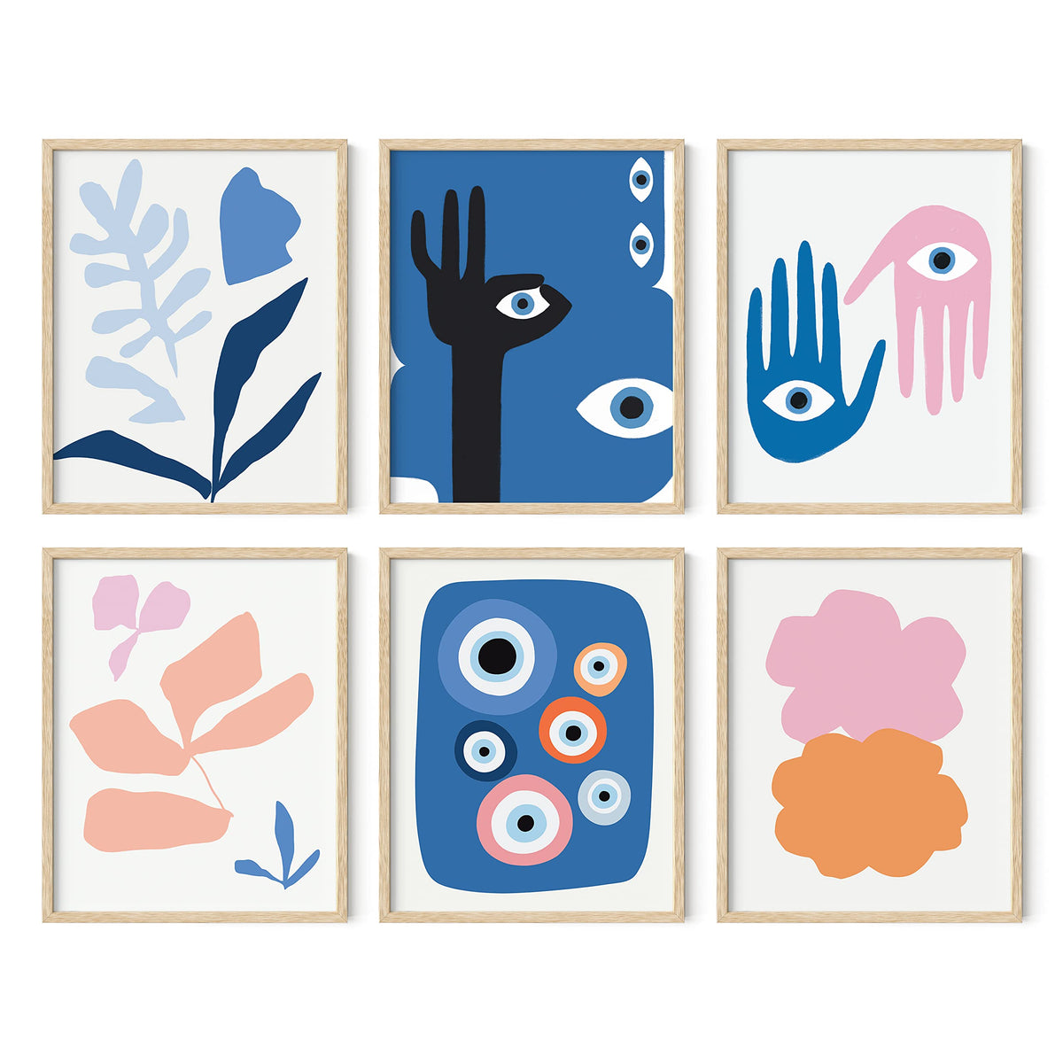 Gallery Wall Art Set of 6