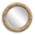 Uttermost Twisted Seagrass Round Mirror 36 Inch Tall and 36 Inch Wide 08179