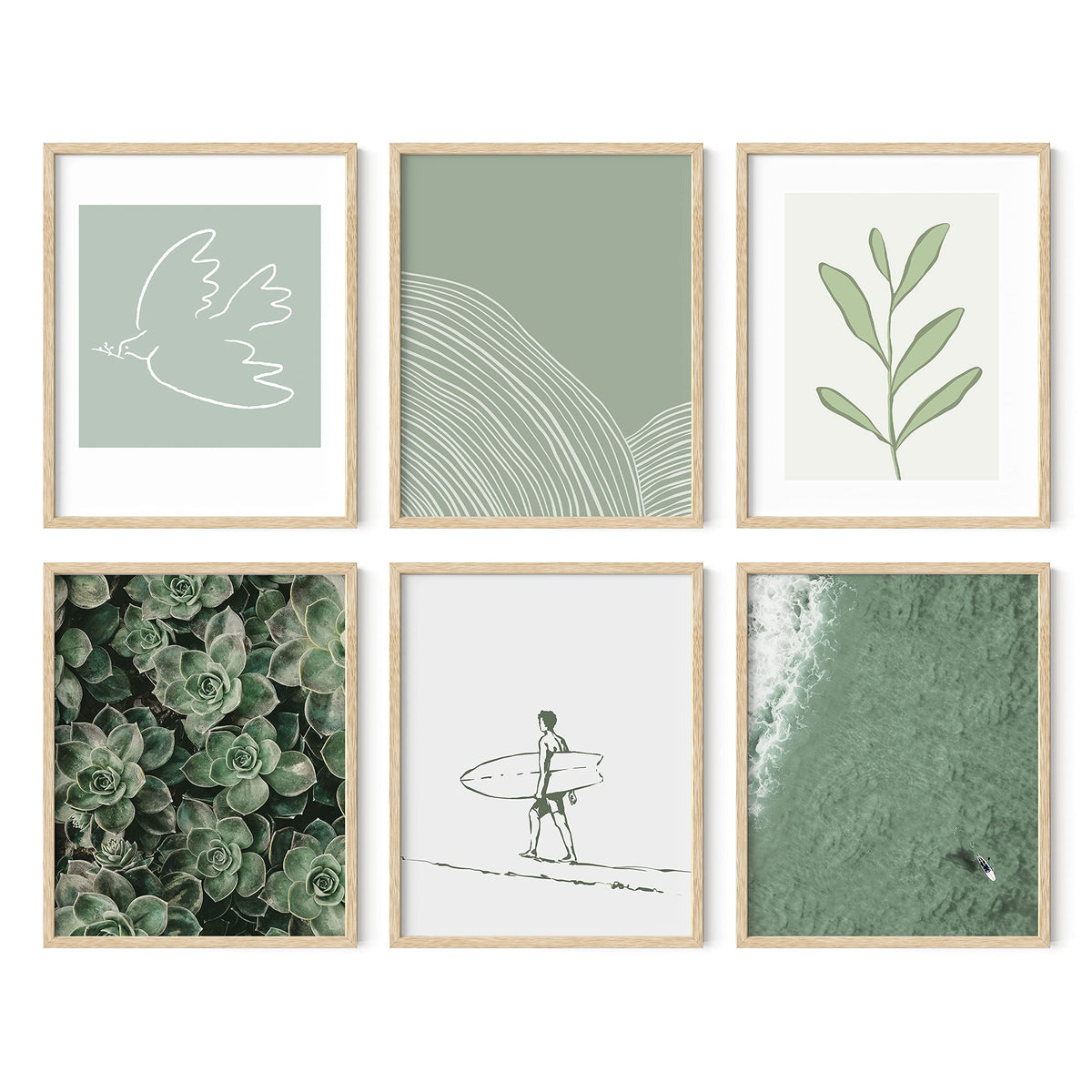 Gallery Wall Art Set of 6