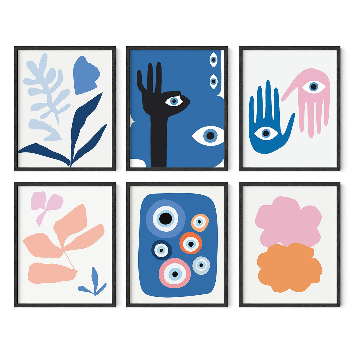 Gallery Wall Art Set of 6