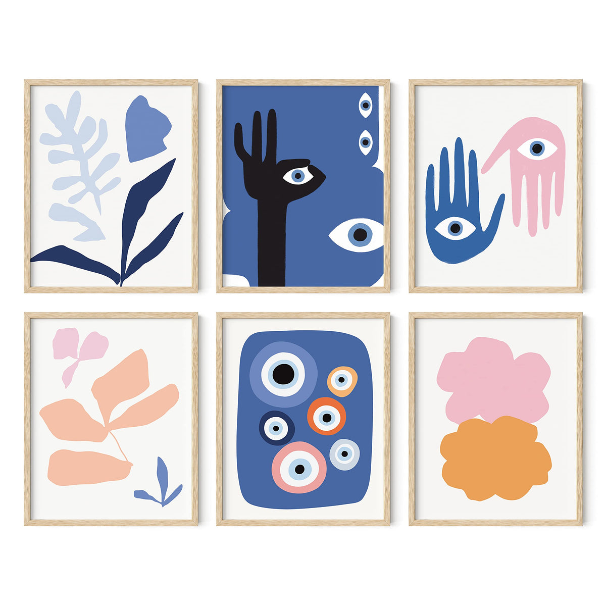 Gallery Wall Art Set of 6