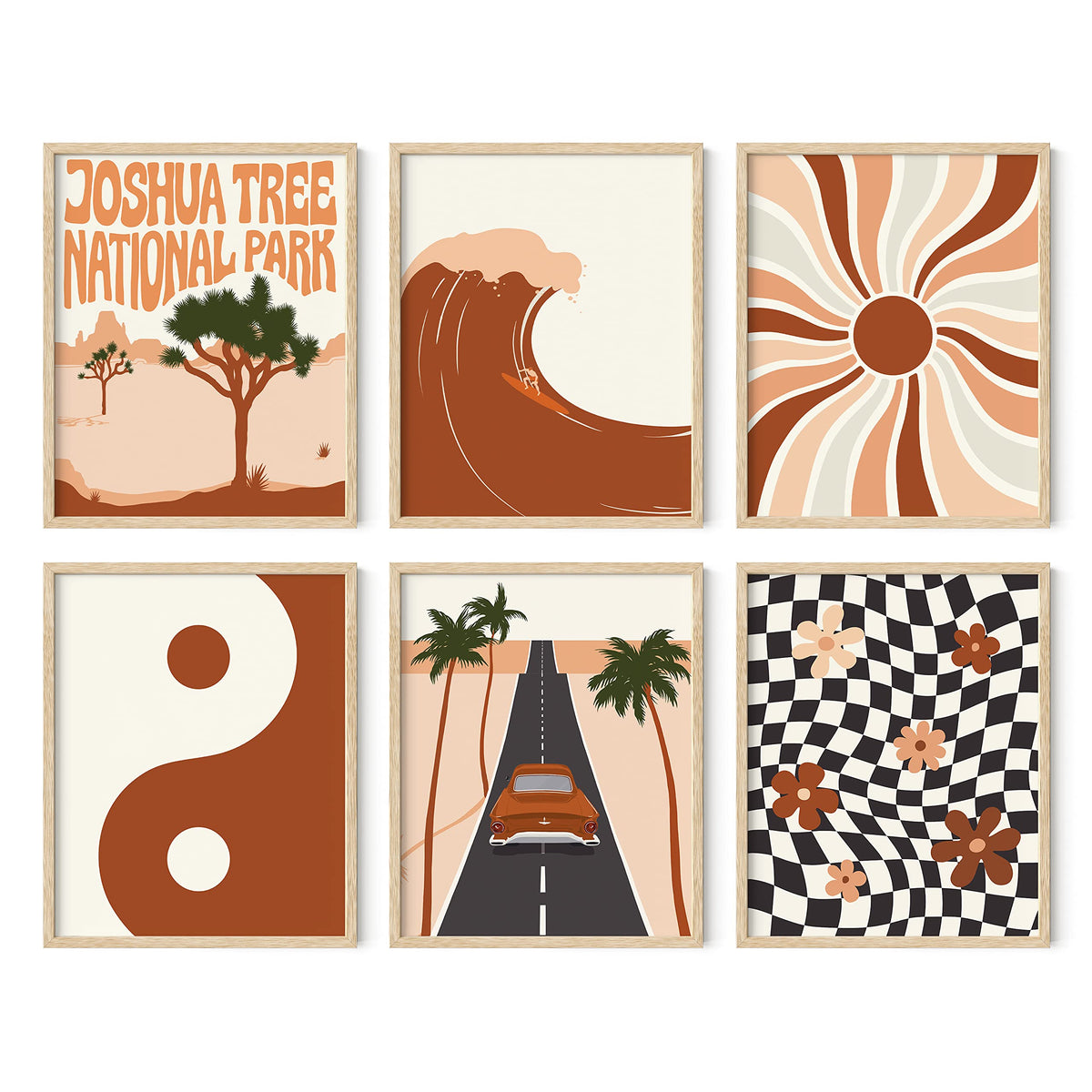 Gallery Wall Art Set of 6
