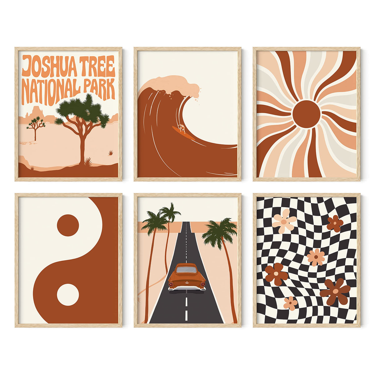 Gallery Wall Art Set of 6