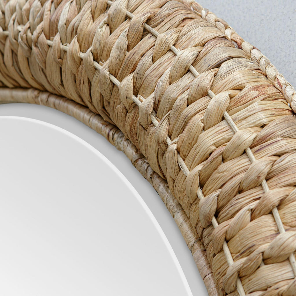 Uttermost Twisted Seagrass Round Mirror 36 Inch Tall and 36 Inch Wide 08179
