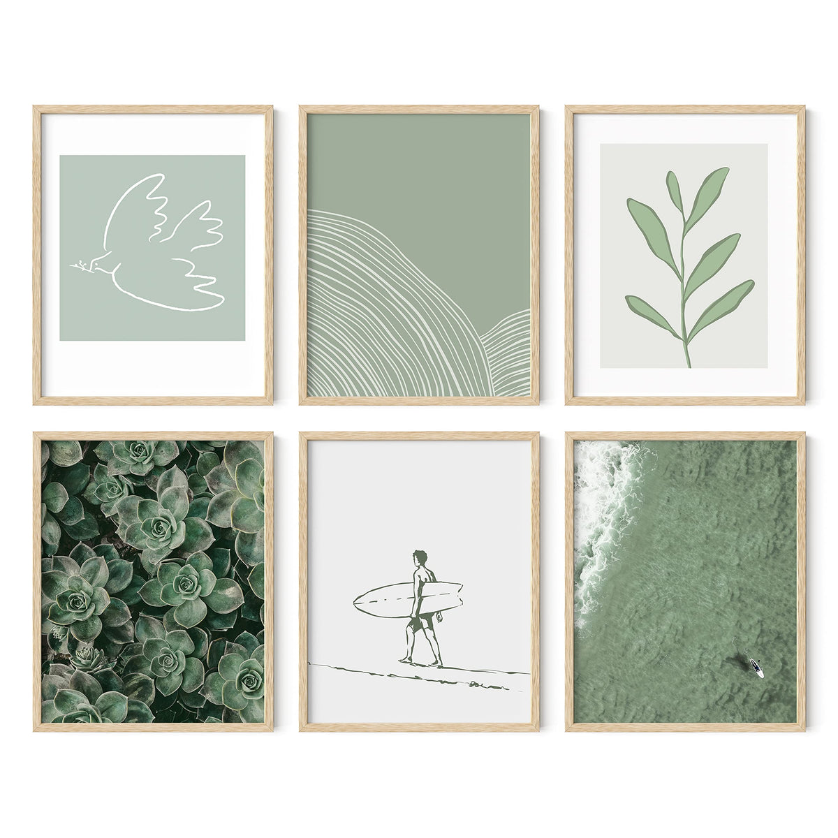 Gallery Wall Art Set of 6