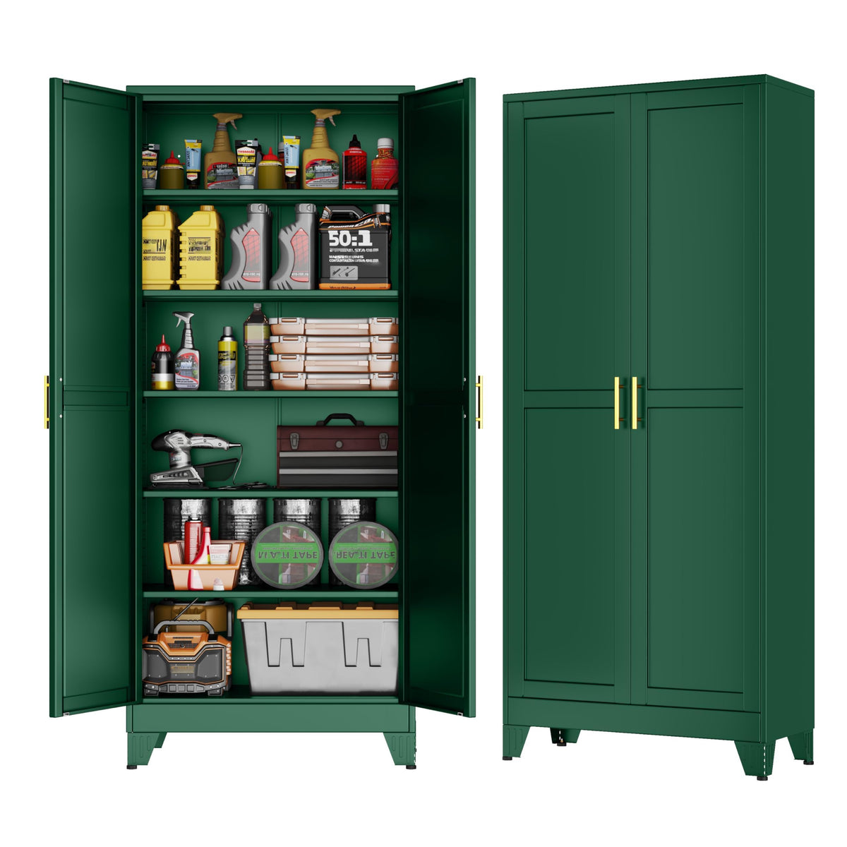 GAIOUS Cabinet with Wheel and Lock