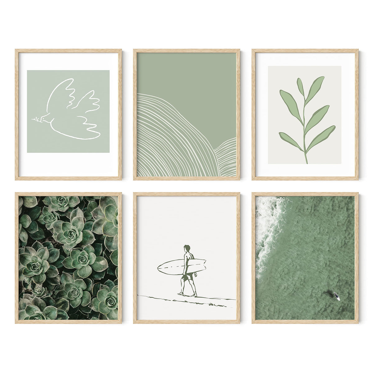 Gallery Wall Art Set of 6
