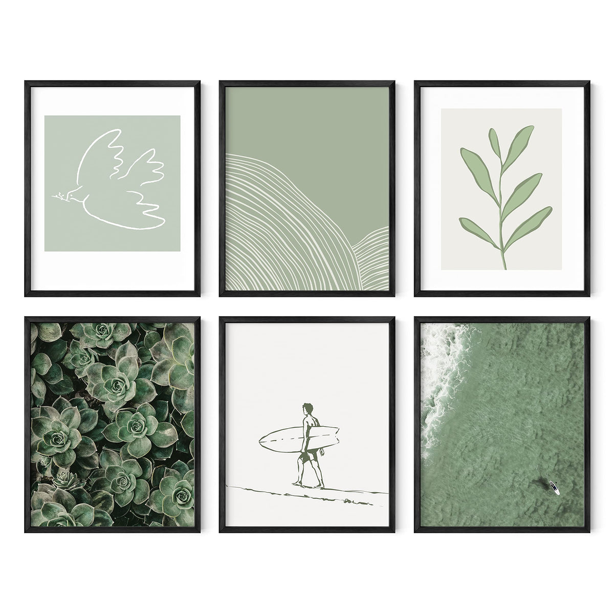 Gallery Wall Art Set of 6