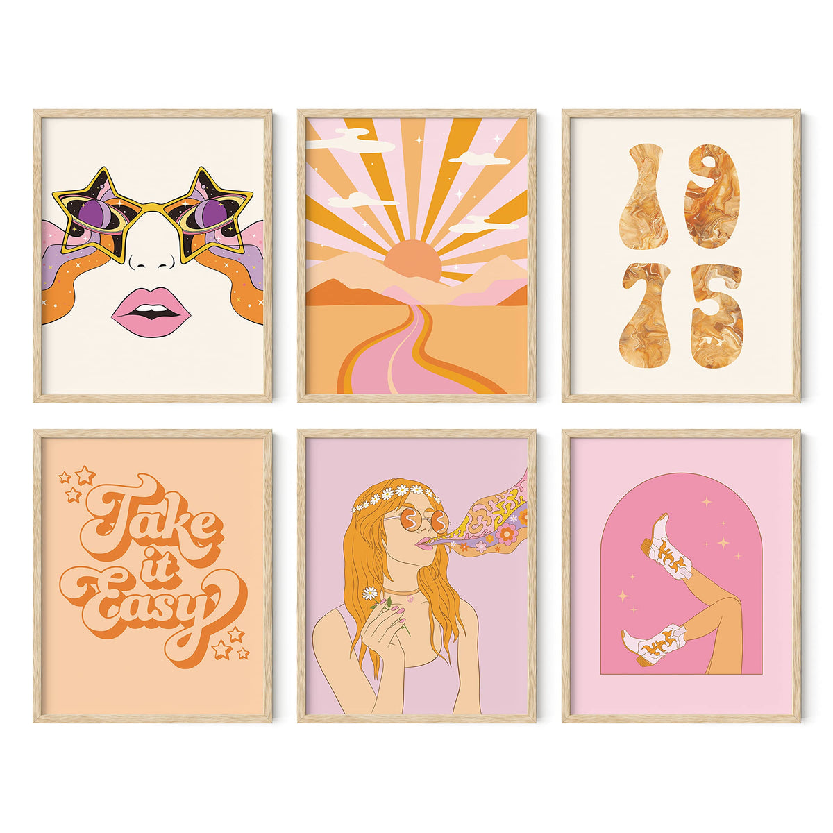 Gallery Wall Art Set of 6