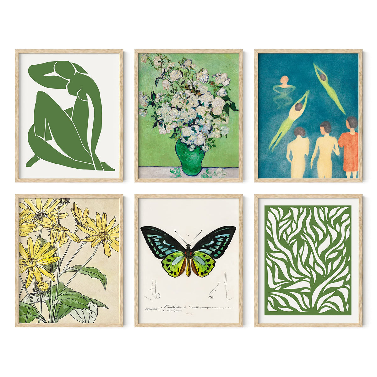 Gallery Wall Art Set of 6