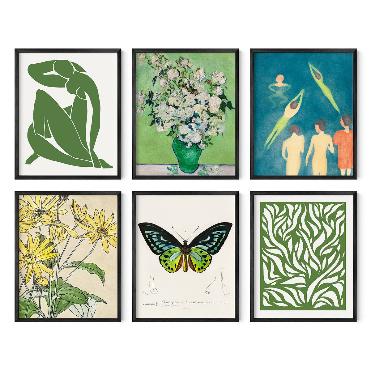 Gallery Wall Art Set of 6