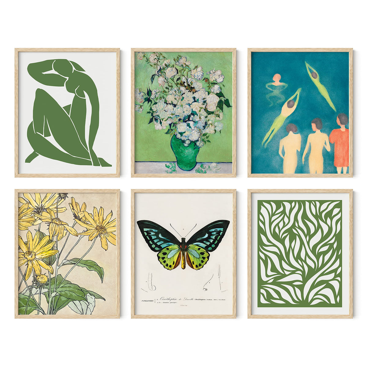 Gallery Wall Art Set of 6