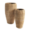 Tall Woven Seagrass Planter Set of 2