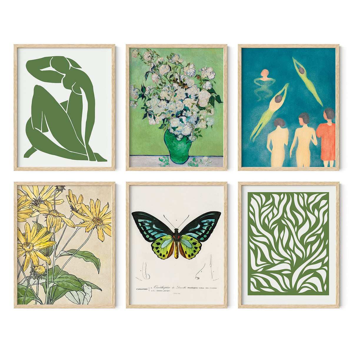 Gallery Wall Art Set of 6