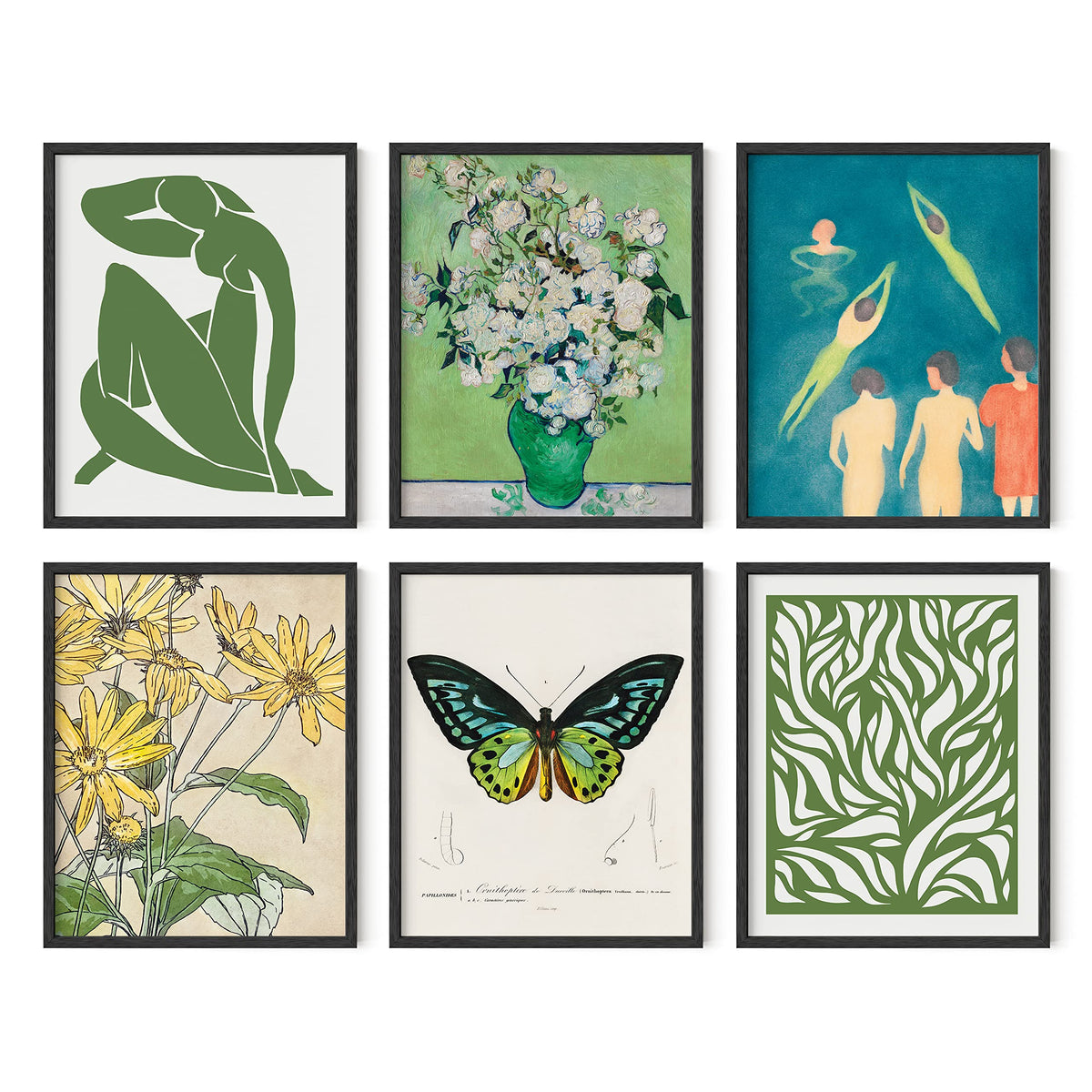 Gallery Wall Art Set of 6